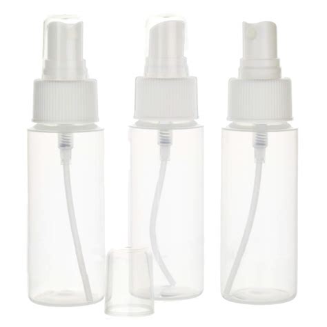 Oz Clear Plastic Spray Mist Bottles Set Of Empty Bottles With