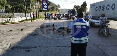 Motociclista Perece Tras Impactar Con Bus En Choloma Hch Tv