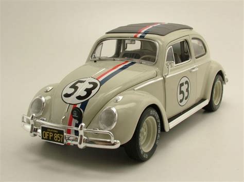 VW Beetle 1962 HERBIE GOES MONTE CARLO Model Car 1 18 Hot Wheels