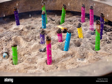 Incense Sticks Burning Stock Photo - Alamy