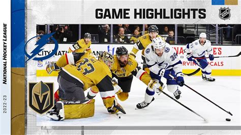 Lightning Golden Knights Nhl Highlights Youtube