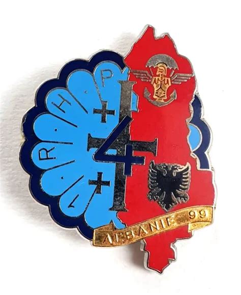 1 RHP RÉGIMENT de Hussards Parachutistes 4 Escadron Albanie 99