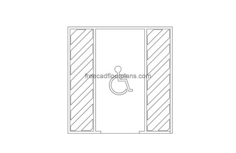 Estacionamiento Para Personas Con Discapacidad Dibujos CAD Gratuitos