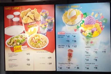 Chowking Menu Food