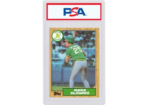 Mark Mcgwire 1987 Topps Rookie 366 Psa Or Bgs Graded 1987 Us