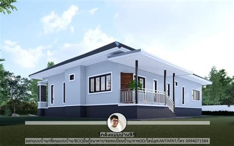 P-1362-แบบบ้านปั้นหยาสองมุก บ้านสวยอมตะ พื้นที่ 168 ตารางเมตร