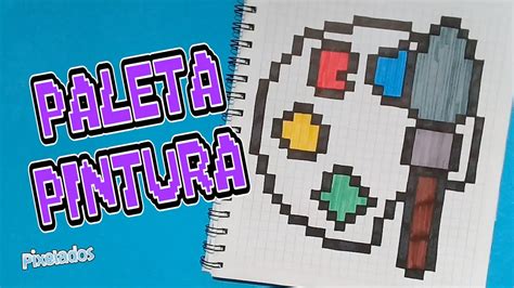 Como Dibujar Paleta De Pintura Pixel Art Pixelados Youtube