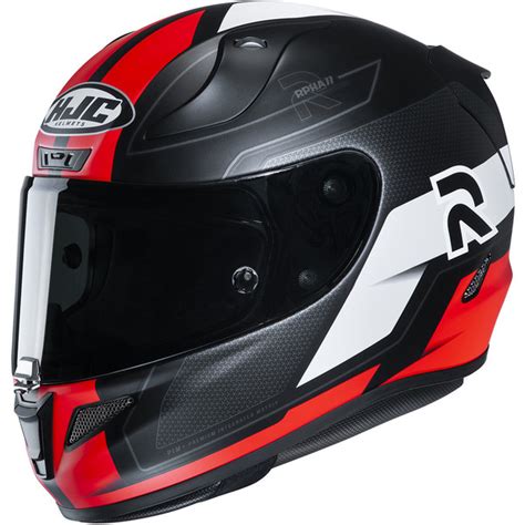 Casque Rpha Fesk Mc Sf Hjc Rpha Blanc Bleu Rouge Maxxess Fr