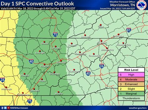 NWS Morristown on Twitter: "Showers and storms will approach the area ...