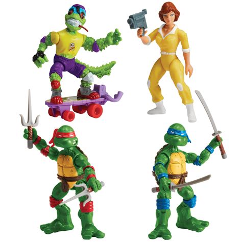 Playmates Teenage Mutant Ninja Turtles Classic Adventure Heroes Collection Toys