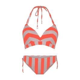 Lingadore Streep Print Triangel Voorgevormd Bikini Set