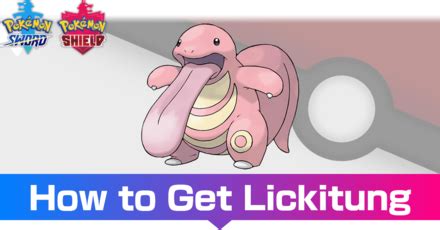 Lickitung Evolutions Location And Learnset Pokemon Sword And