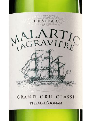 2018 Château Malartic Lagravière Pessac Léognan Blanc Grand Cru Classé