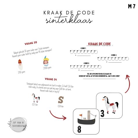 Kraak De Code Sinterklaas M7 Juf Van De Bovenbouw