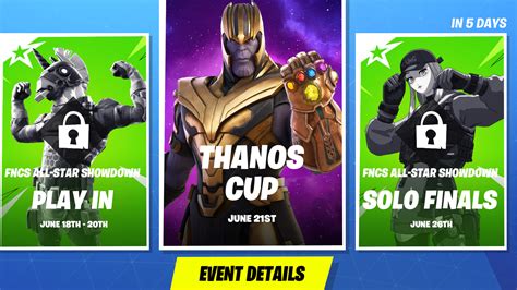 When is the Fortnite Thanos Cup: event date, rules, and how to ...