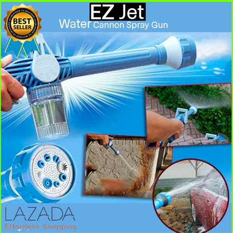 Blue Ez Water Cannon In Turbo Water Spray Gun Air Consumption