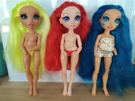 X Rainbow High Series Nude Naked Dolls Spare Missing Hands