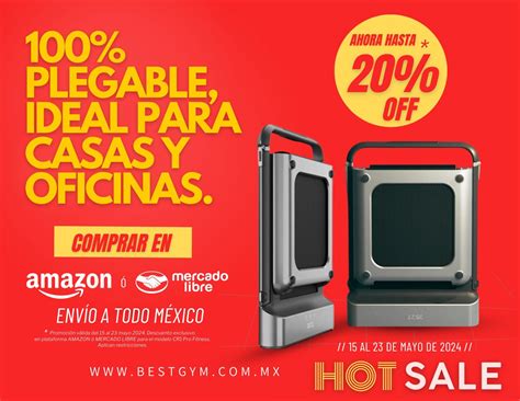 Lleg El Hot Sale Amazon Y Mercado Libre La Caminadora Plegable M S