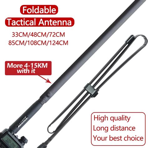 Abbree Sma Female Dual Band Vhf Uhf Mhz Foldable Tactical