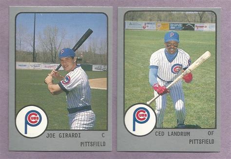 Procards Pittsfield Cubs Chicago Cubs Team Set Ebay