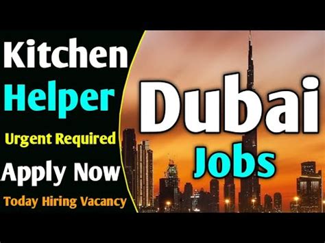 Confidential Hotel Hiring Kitchen Helper Job Vacancy In Dubai Today