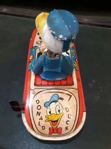 Carro De Lata Estrela Pato Donald Disney Brinquedo Antigo Mebuscar Brasil