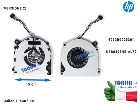 Ventola Di Raffreddamento Fan Cpu Cm Hp G G