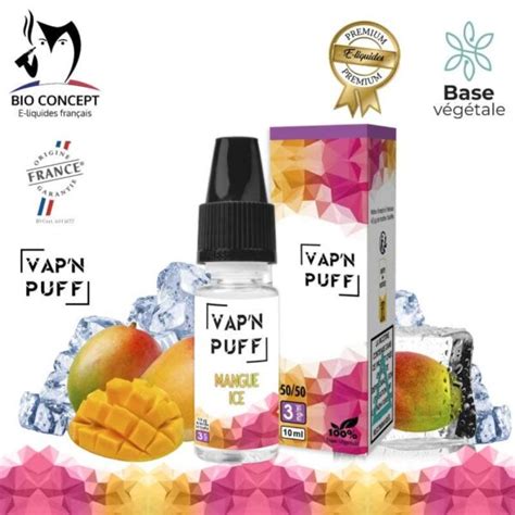 E Liquide Puff Gout Mangue Ice France Clope