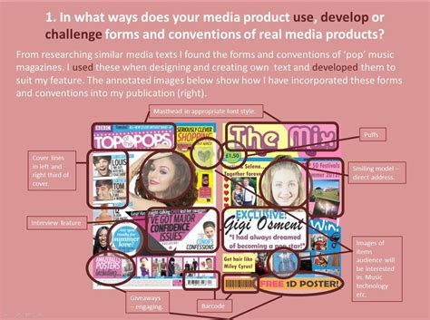 1 In What Ways Does Your Media Product Use Develop Or Challenge Forms