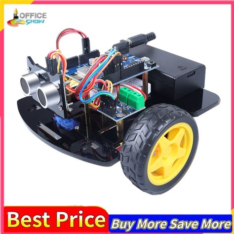 Smart Robot Diy Kit Intelligent Programmable Robot Kit With Arduino System Obstacle Avoidance