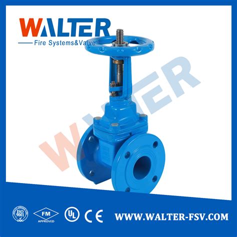 Wras Resilient Rubber Seat Gate Valve For Drinking Water Rising Stem Os