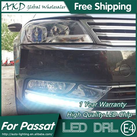 Akd Car Styling For Vw Passat B7 Led Drl 2012 Passat Europe Version Daytime Running Light Fog