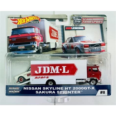Hot Wheels Team Transport Nissan Skyline Ht 2000Gtx Sakura Sprinter Shopee Malaysia