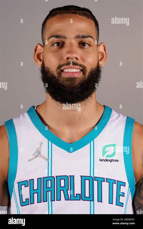 Charlotte Hornets Cody Martin Poses For A Picture During Media Day