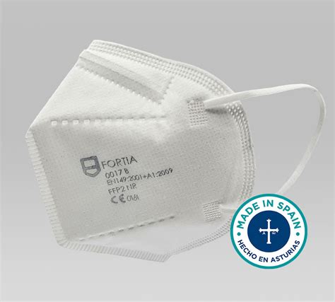 Mascarilla FFP2 Blanca Fortia Seguridad Y Salud