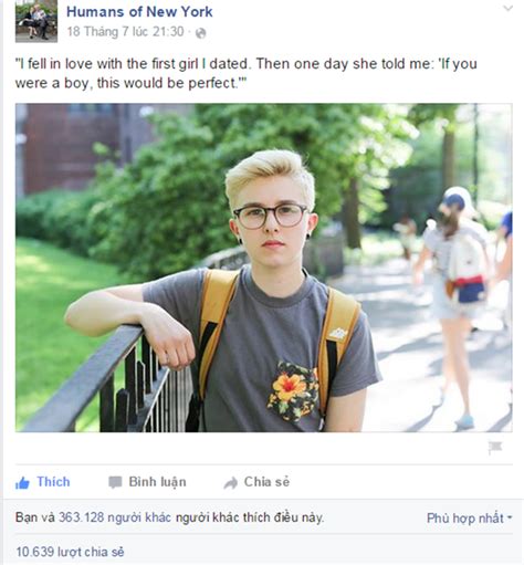 Ngất ngây trước nhan sắc của cô bạn lesbian đang gây sốt trên Humans of New York