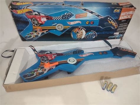 Guitarra Hot Wheels Radical Conservada E Funcionando Hobbies E Cole Es Casa Verde Alta S O