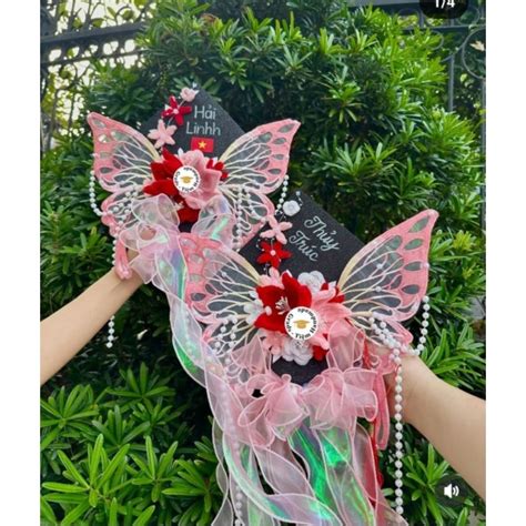 Mũ Tốt Nghiệp Đính Hoa Hot Trend Shopee Việt Nam