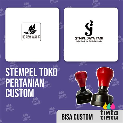 Jual Stempel Toko Pertanian Custom Shopee Indonesia