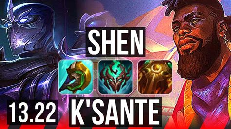 SHEN Vs K SANTE TOP Comeback 68 Winrate BR Master 13 22 YouTube