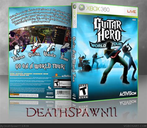 Guitar Hero World Tour Xbox 360 Box Art Cover by DeathSpawn11