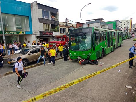 En Video Así Fue El Accidente Donde Una Mujer Murió Arrollada Por Un