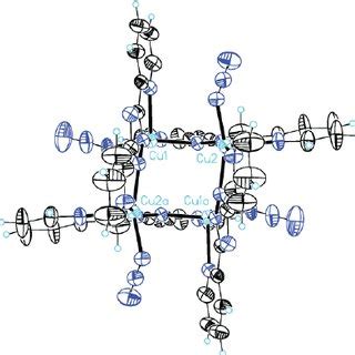 Ortep Drawings Of The Molecular Structure In With Thermal Ellipsoids