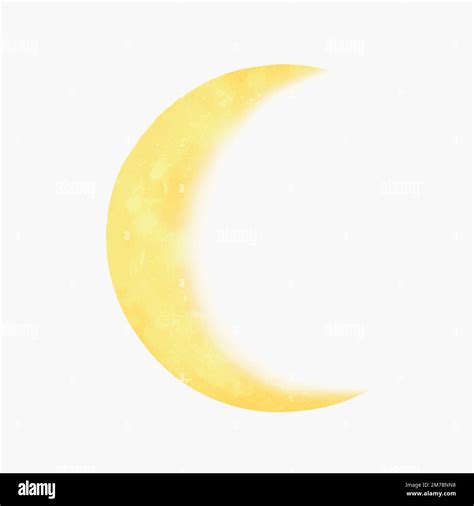 Yellow half moon illustration vector Stock Vector Image & Art - Alamy