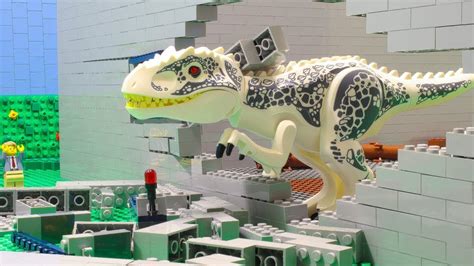 Lego Jurassic World Indominus Rex Breakout Youtube