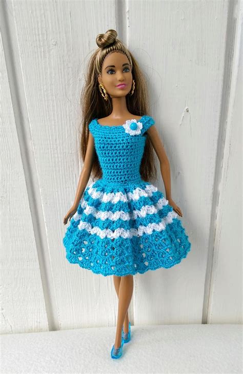 crocheted barbie doll clothes #crochetedbarbiedollclothes Barbie ...