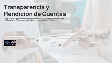 Transparencia Y Rendici N De Cuentas By Claudio Fabian P Rez Rodr Guez