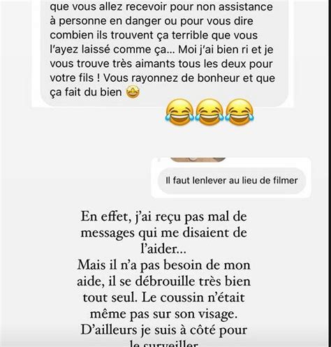 Camille Cerf Critiqu E Sur Son Attitude Avec Son Fils Malo Elle