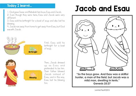 Jacob Tricks Isaac Coloring Pages