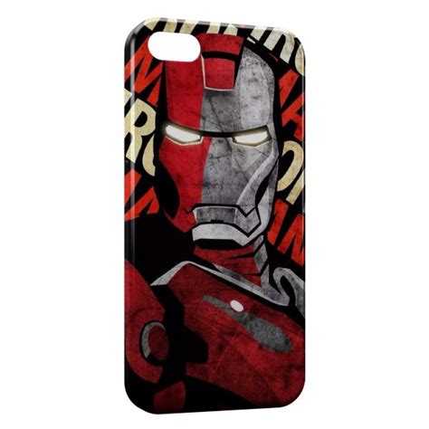 Coque IPhone 5 5S SE Iron Man Design Art Pixypia